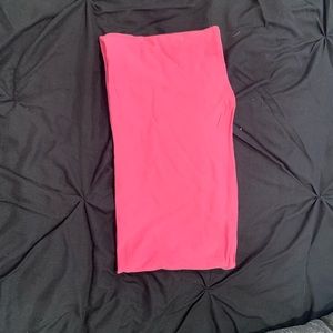 Pink tube top
